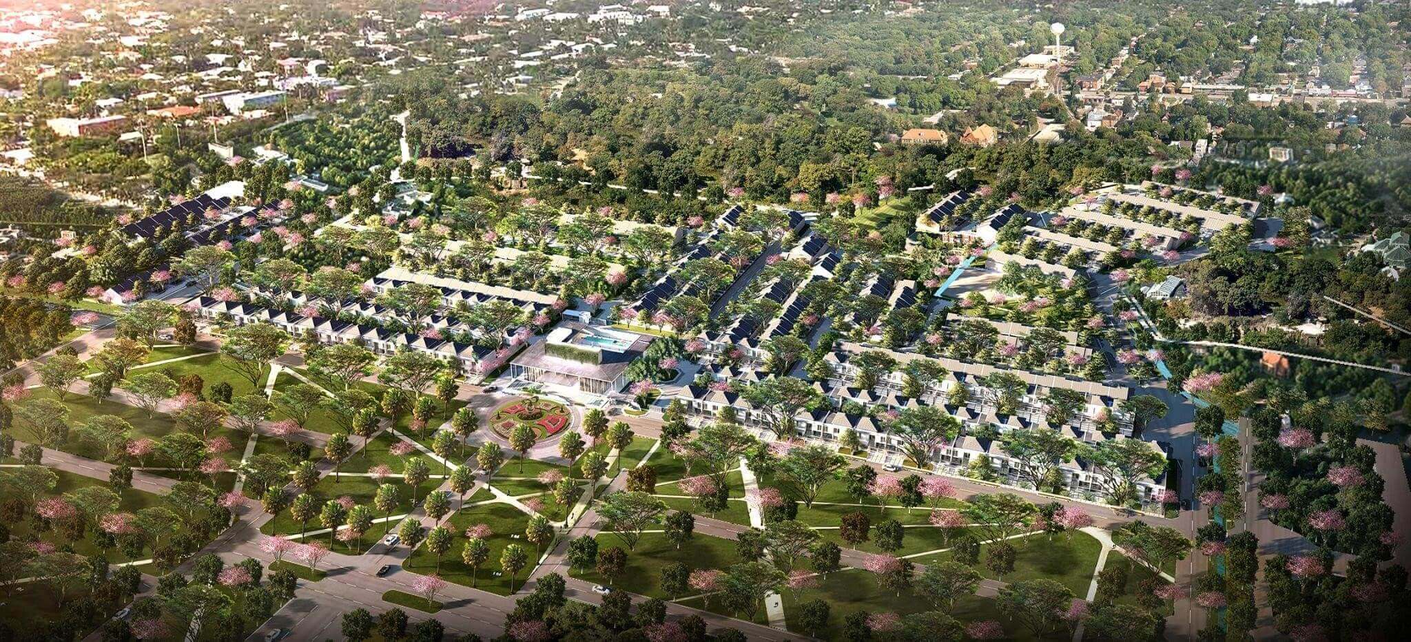 ilustrasi properti kawasan berkembang