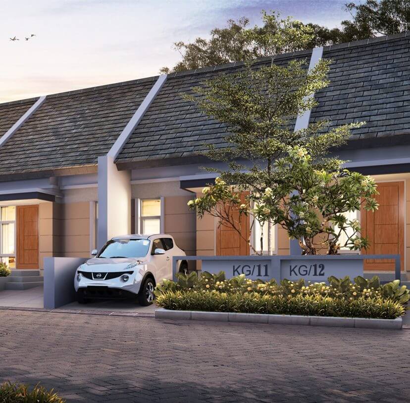 Housing Gardens at Candi Sawangan offers Kamila cluster housing with a type of 30. house