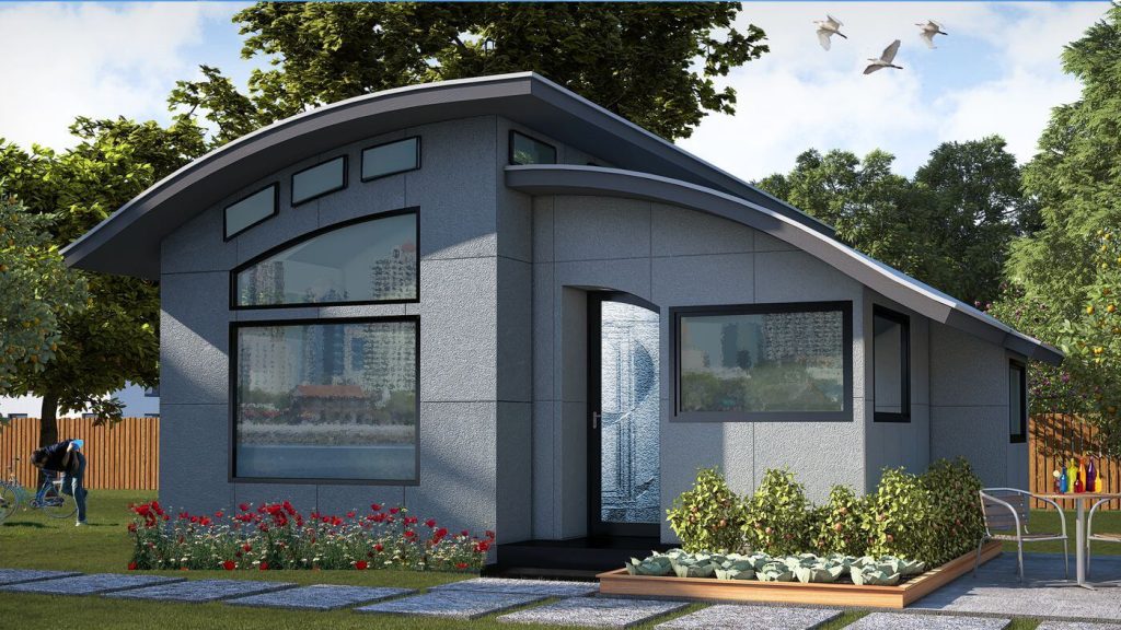 Model atap rumah minimalis melengkung