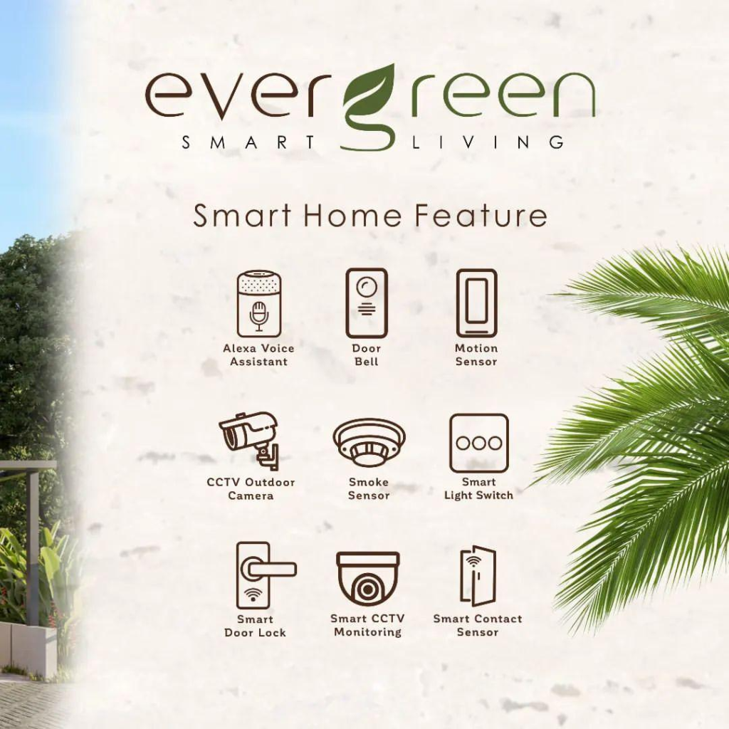 Fitur Smart Home pada Cluster Evergreen