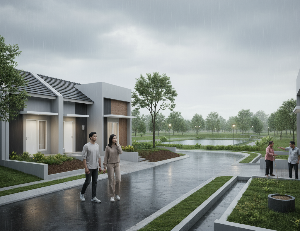 Simak tips memilih rumah bebas banjir agar tetap aman di musim hujan