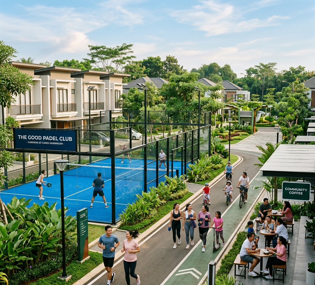 Gardens at Candi Sawangan: Mendorong Gaya Hidup Aktif melalui Fasilitas Ramah Komunitas Olahraga