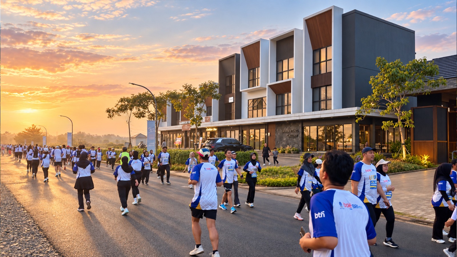 Lebih dari 1.000 Peserta Ramaikan UT FUN RUN 5K di Gardens at Candi Sawangan