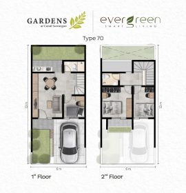Evergreen - Type 70 Floor plan
